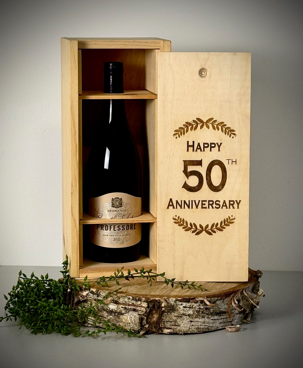 Handcrafted Wood Wine & Spirit Gift Box - Single, Double or Custom Options