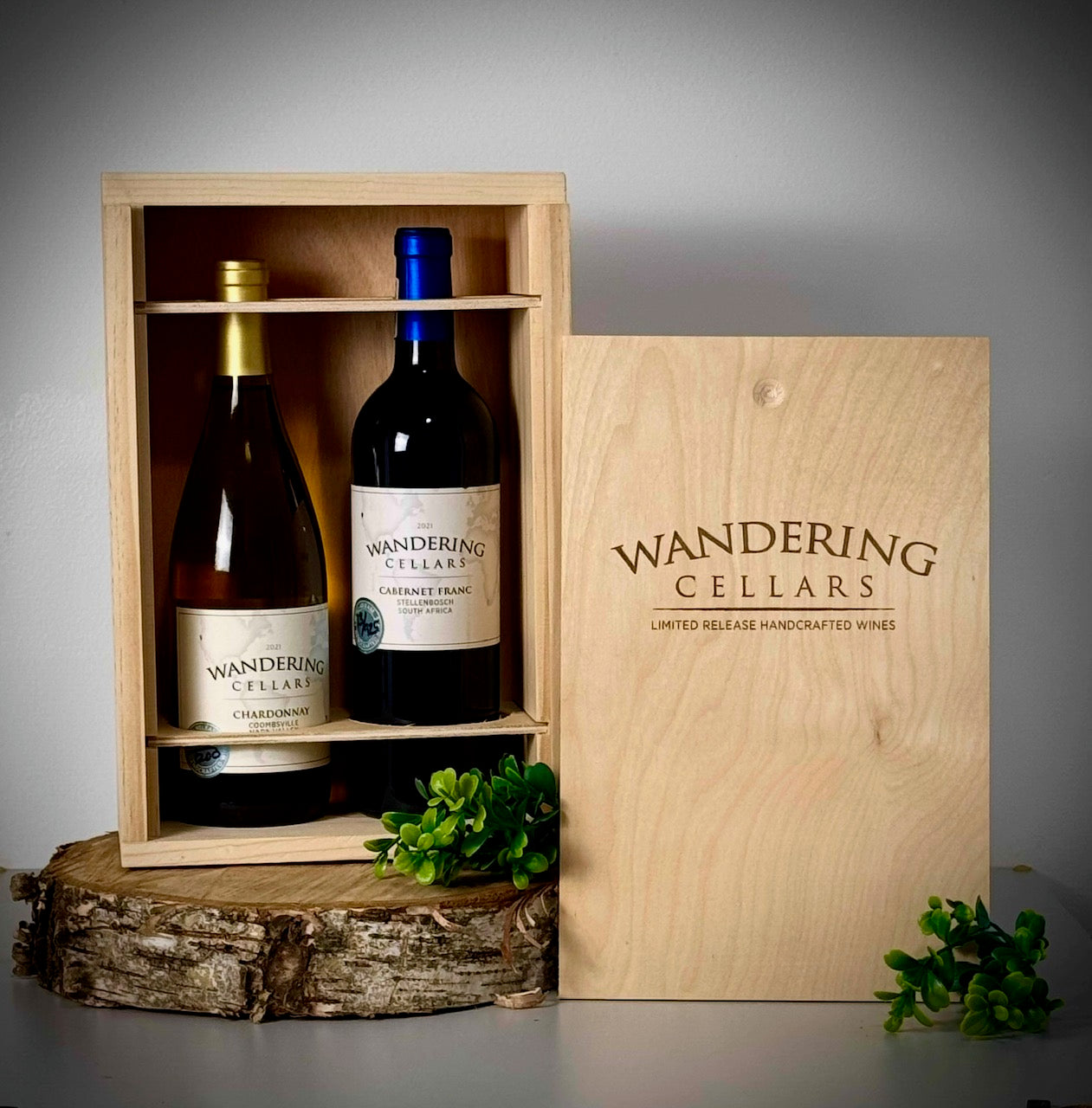 Handcrafted Wood Wine & Spirit Gift Box - Single, Double or Custom Options